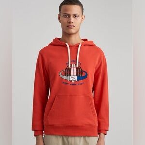 Saturdays New York City Bold Red Hoodie
